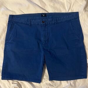 Gant Men's Royal Blue Flat Front Chino Shorts